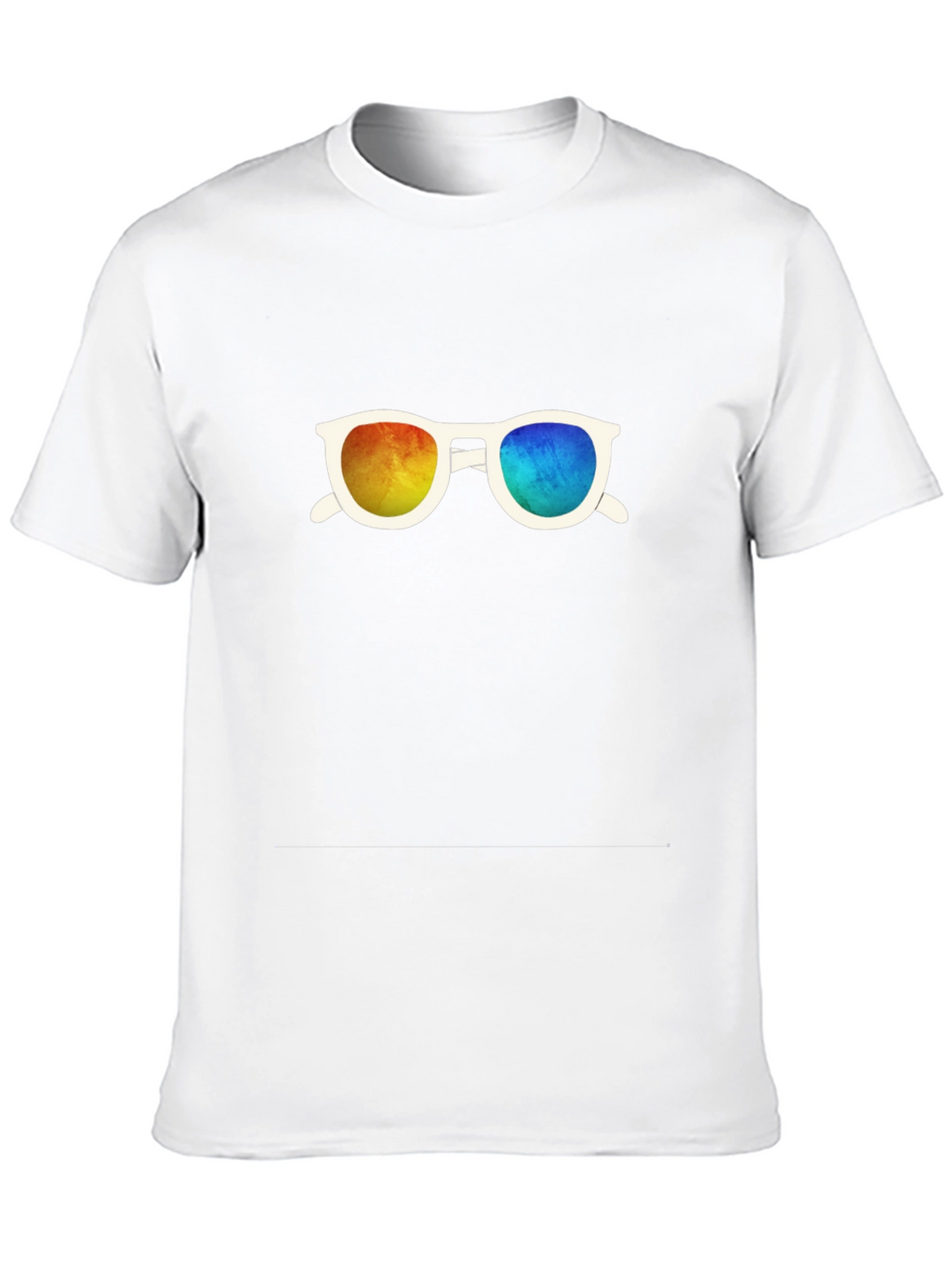 Retro Sunglasses Graphic Black T-Shirt