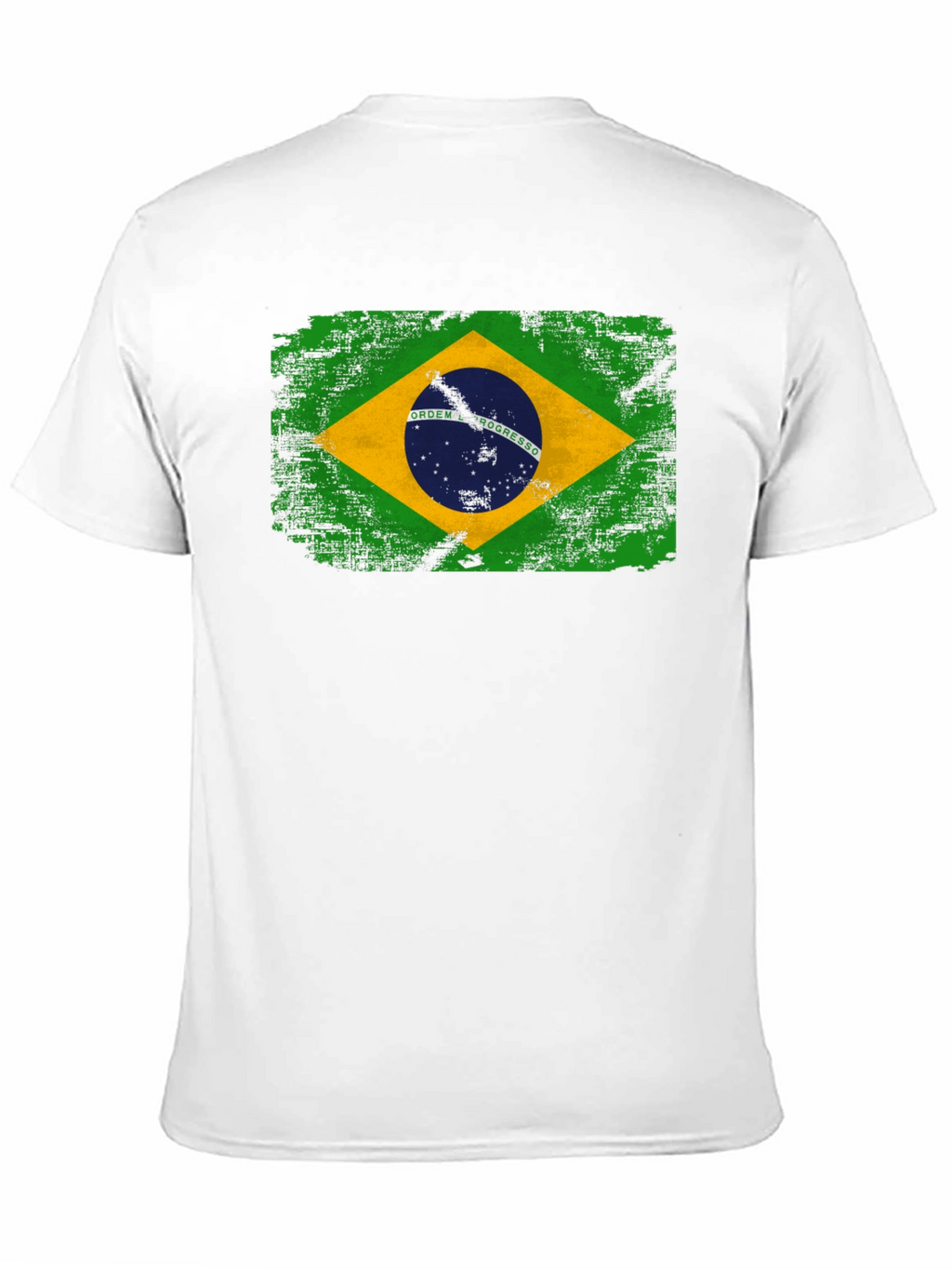Brazil Flag Graphic T-Shirt - Black