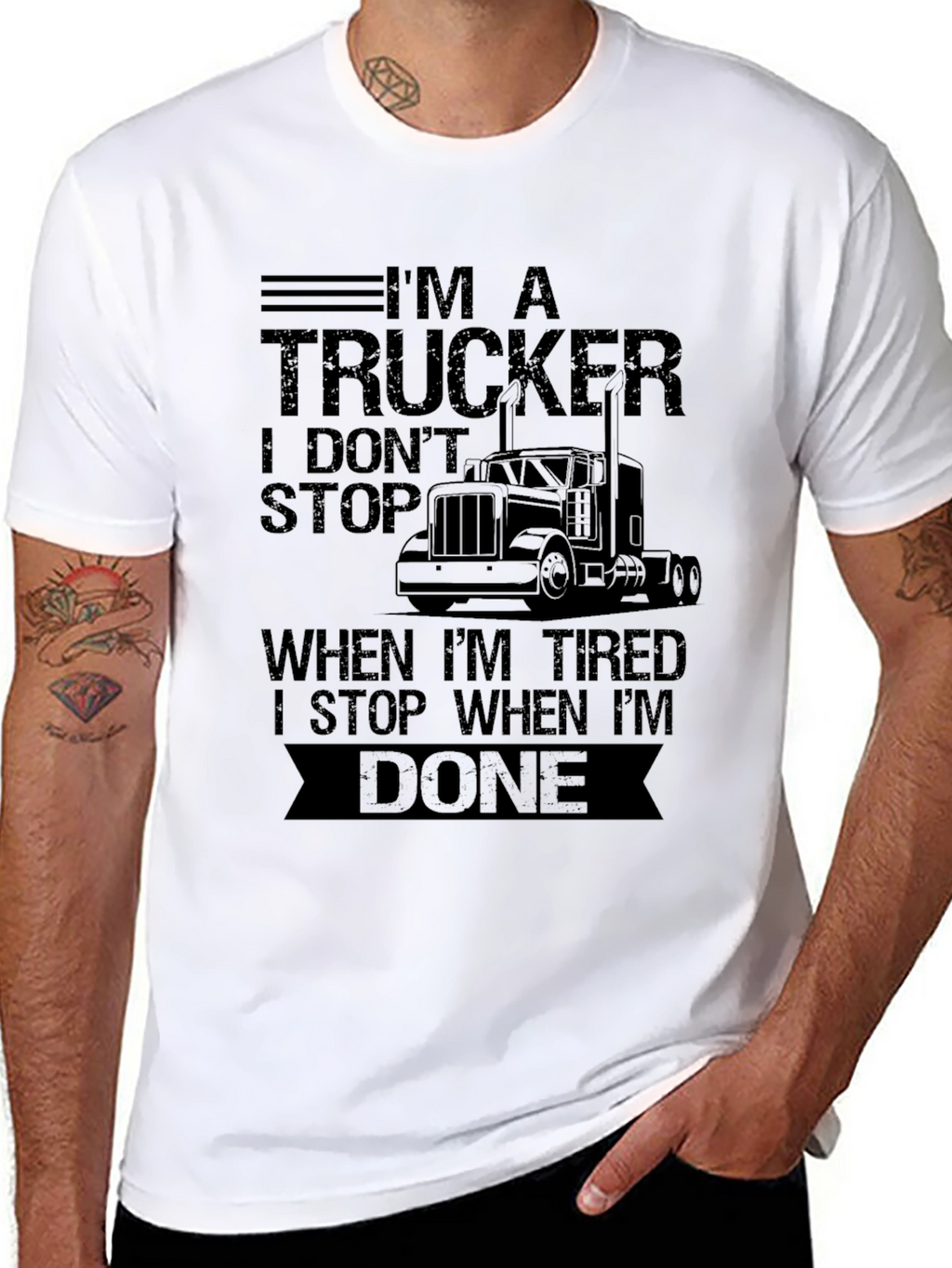 Im A Trucker Graphic T-Shirt - Driver Apparel