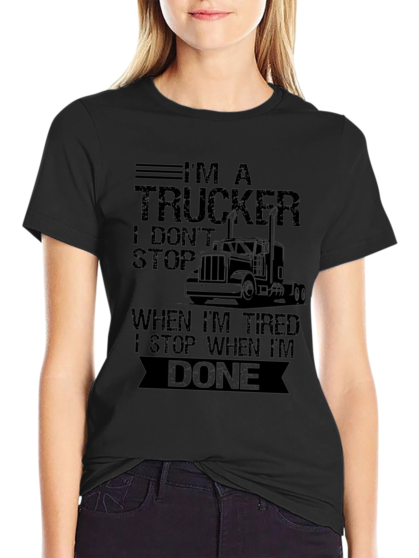 Im A Trucker Graphic T-Shirt - Driver Apparel