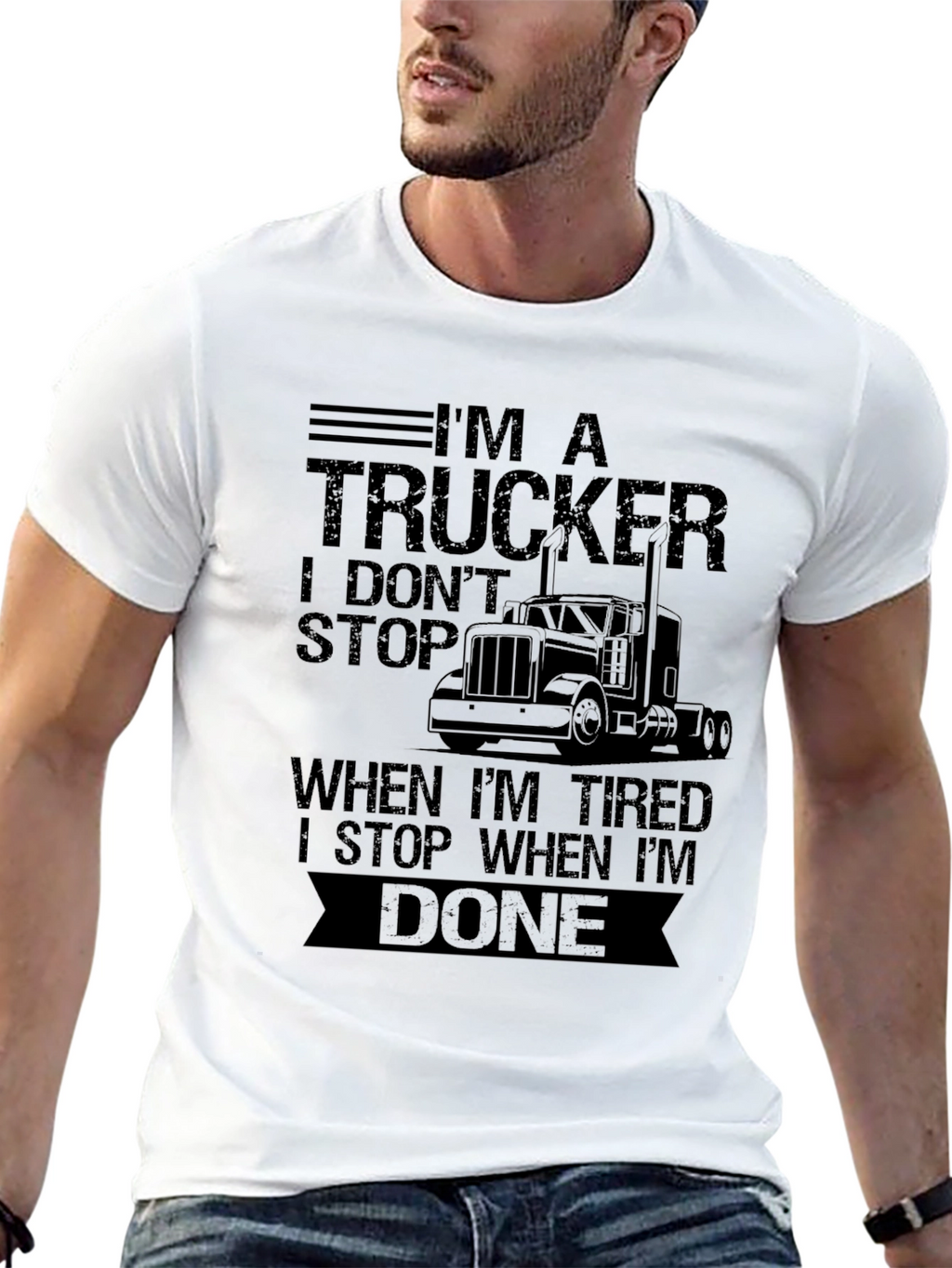 Im A Trucker Graphic T-Shirt - Driver Apparel