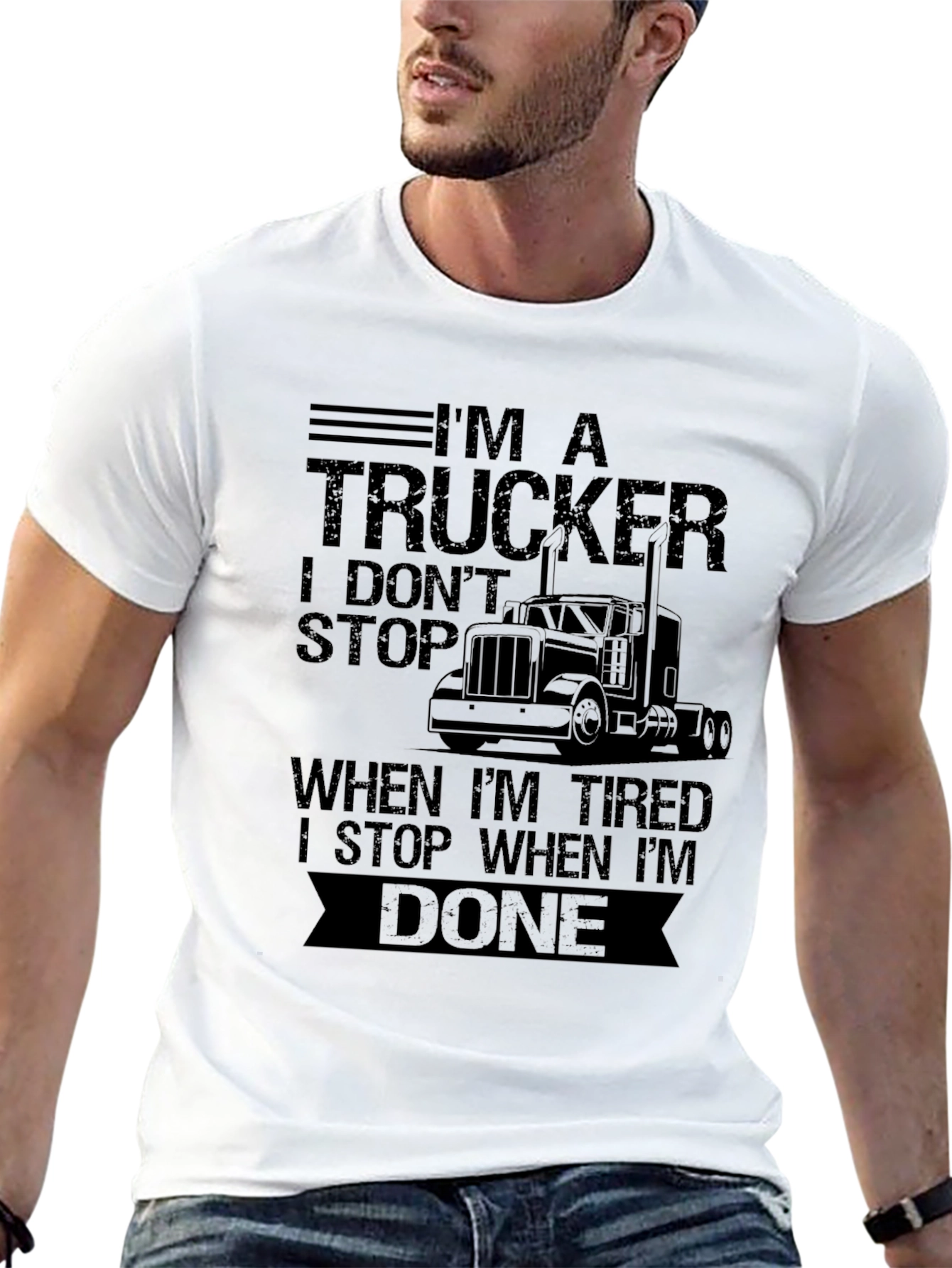 Im A Trucker Graphic T-Shirt - Driver Apparel