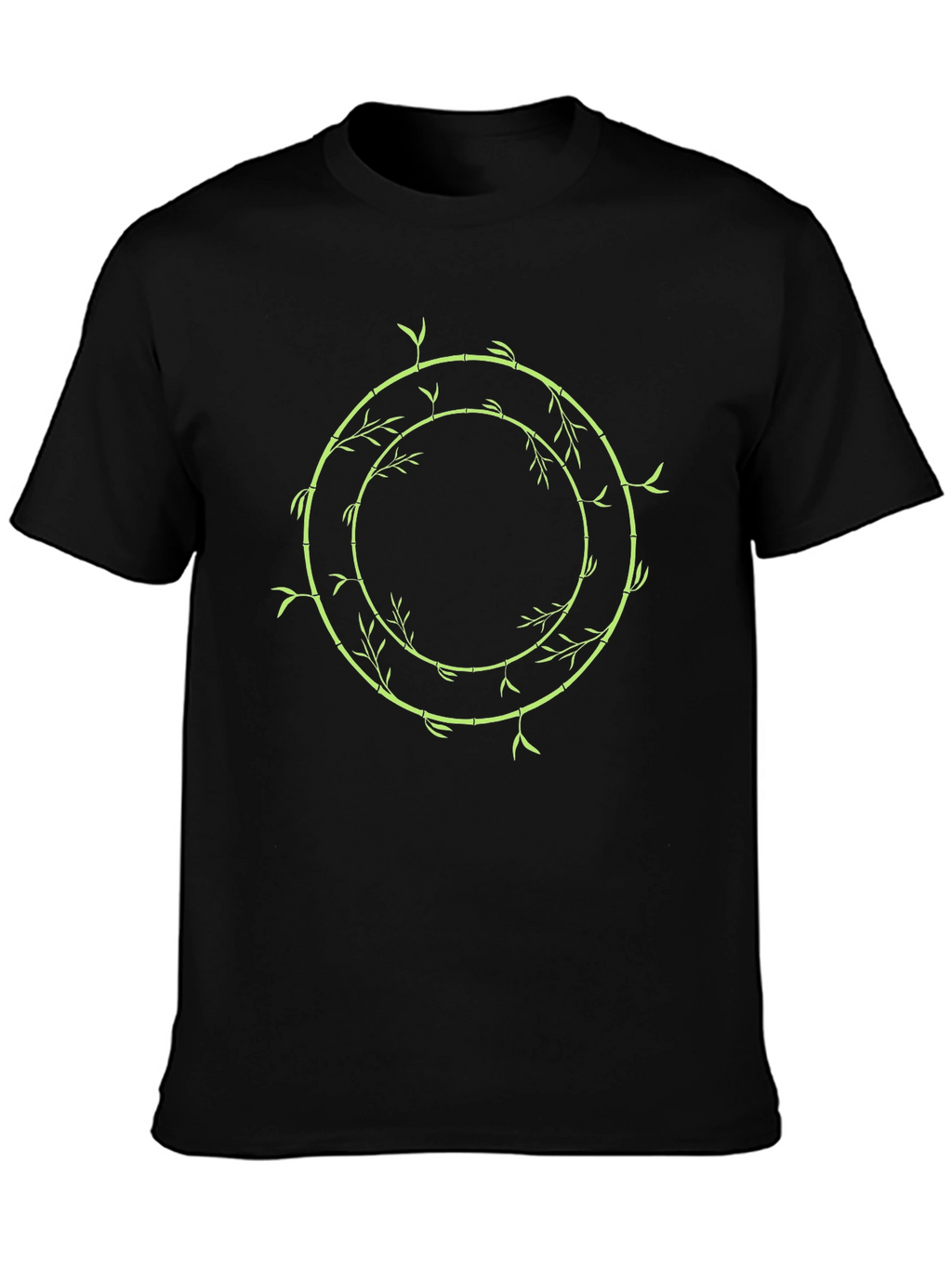 Bamboo Circle Graphic Tee - Stylish & Unique Design
