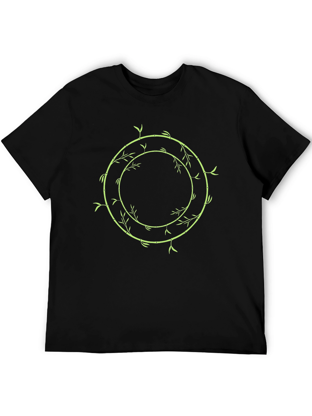 Bamboo Circle Graphic Tee - Stylish & Unique Design