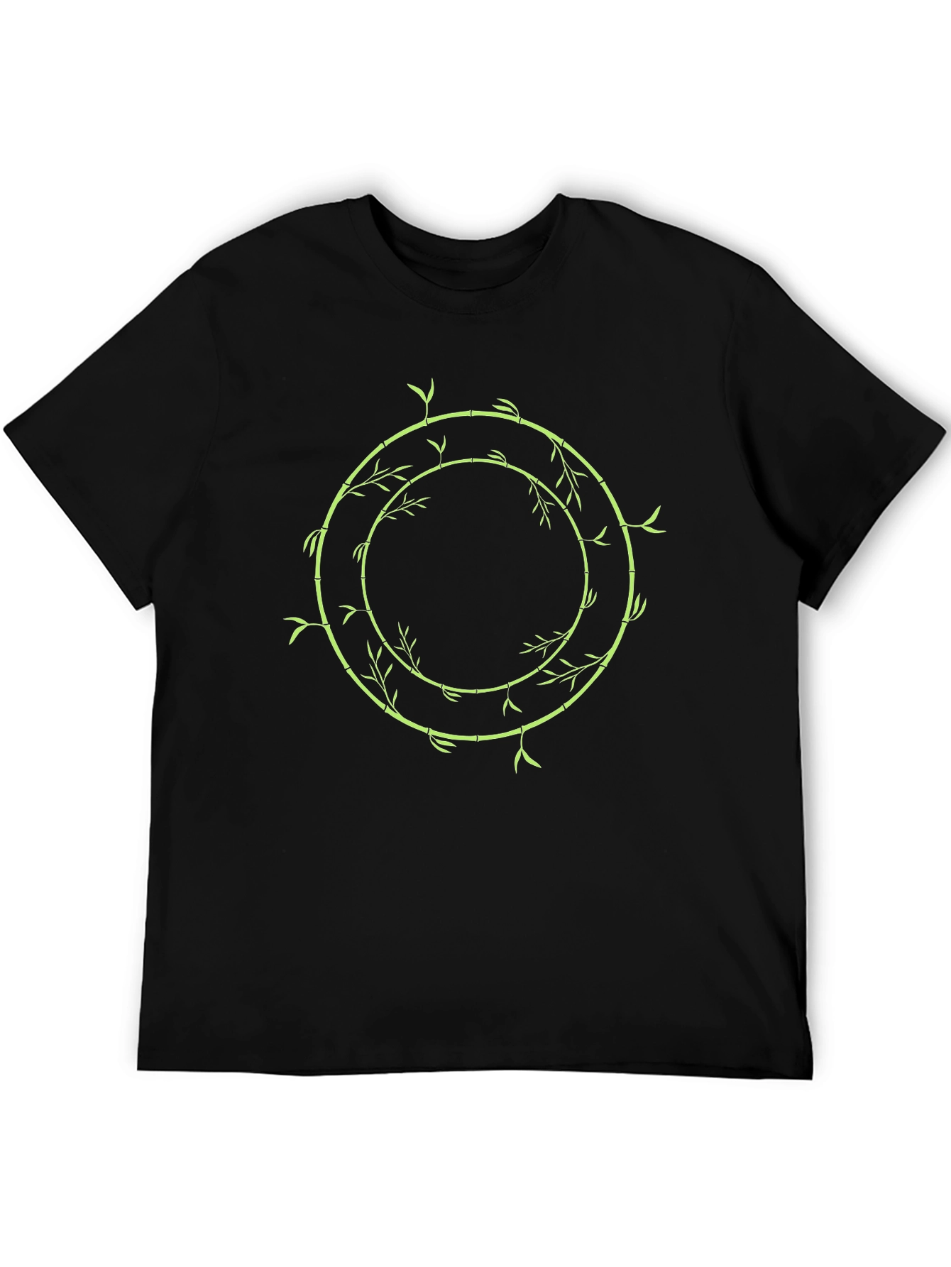 Bamboo Circle Graphic Tee - Stylish & Unique Design