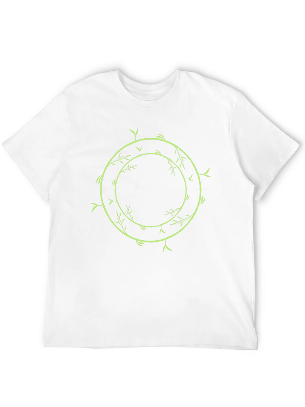 Bamboo Circle Graphic Tee - Stylish & Unique Design