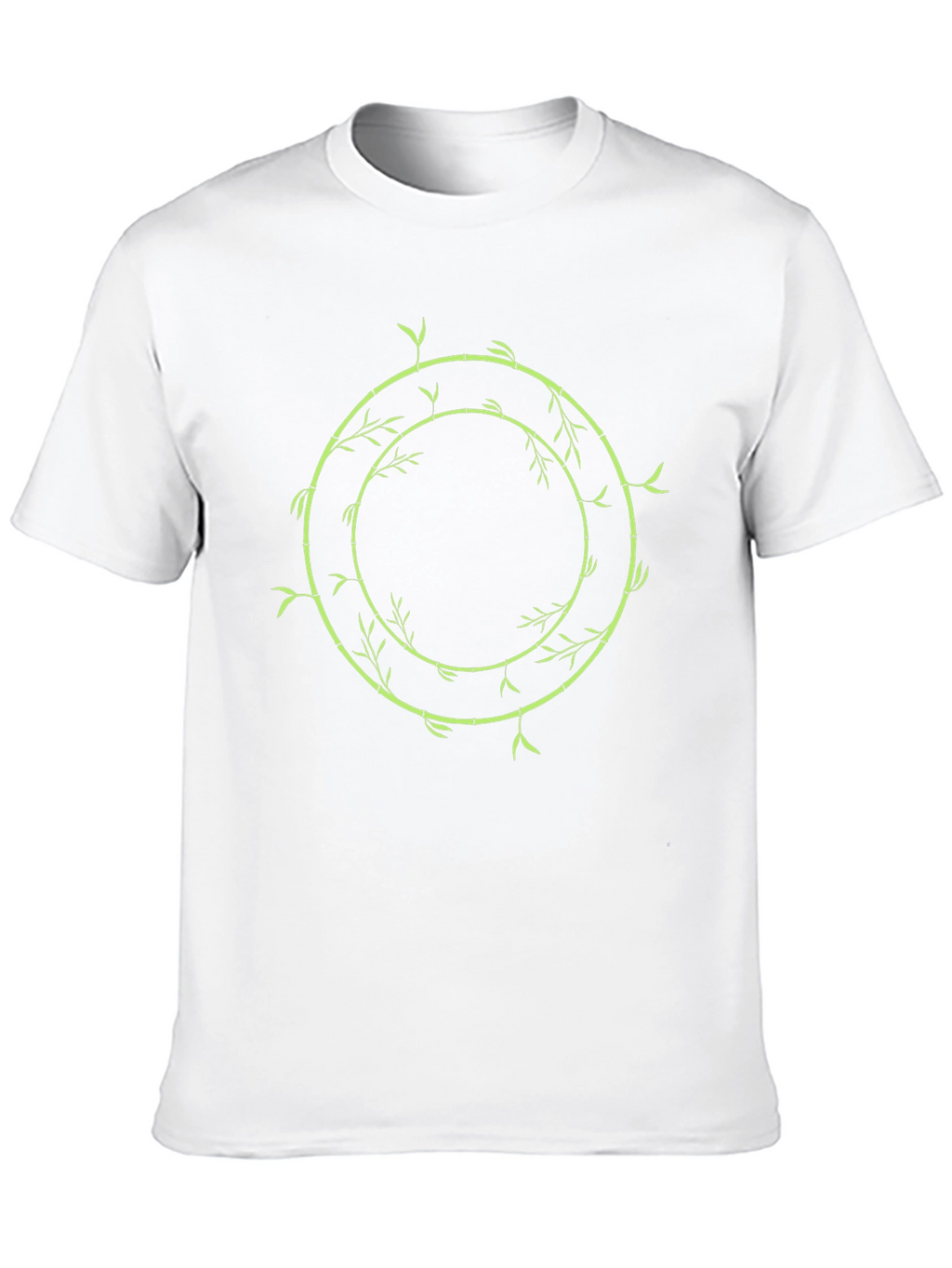 Bamboo Circle Graphic Tee - Stylish & Unique Design