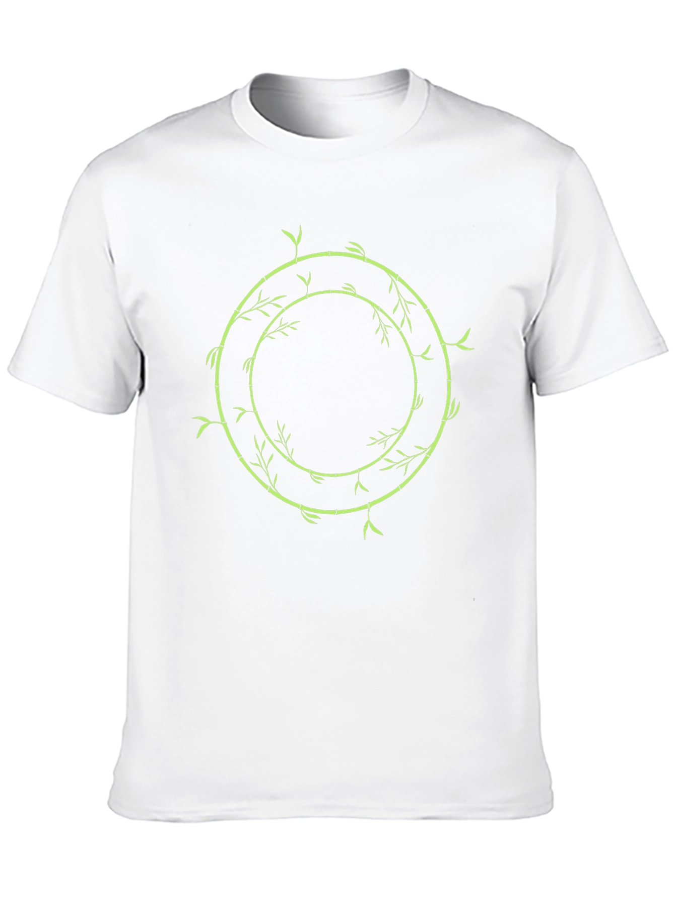 Bamboo Circle Graphic Tee - Stylish & Unique Design