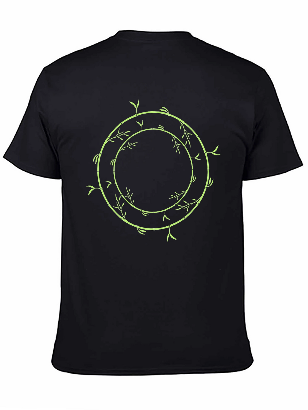 Bamboo Circle Graphic Tee - Stylish & Unique Design