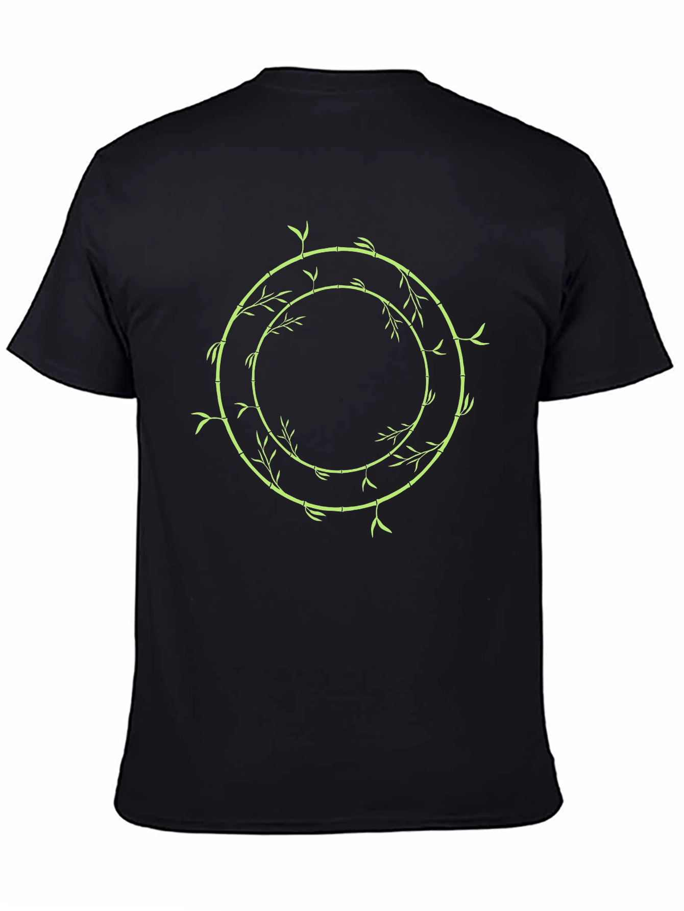 Bamboo Circle Graphic Tee - Stylish & Unique Design