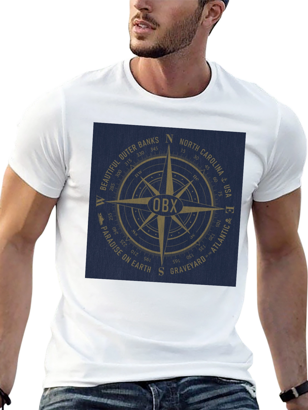 OBX Compass Graphic T-Shirt