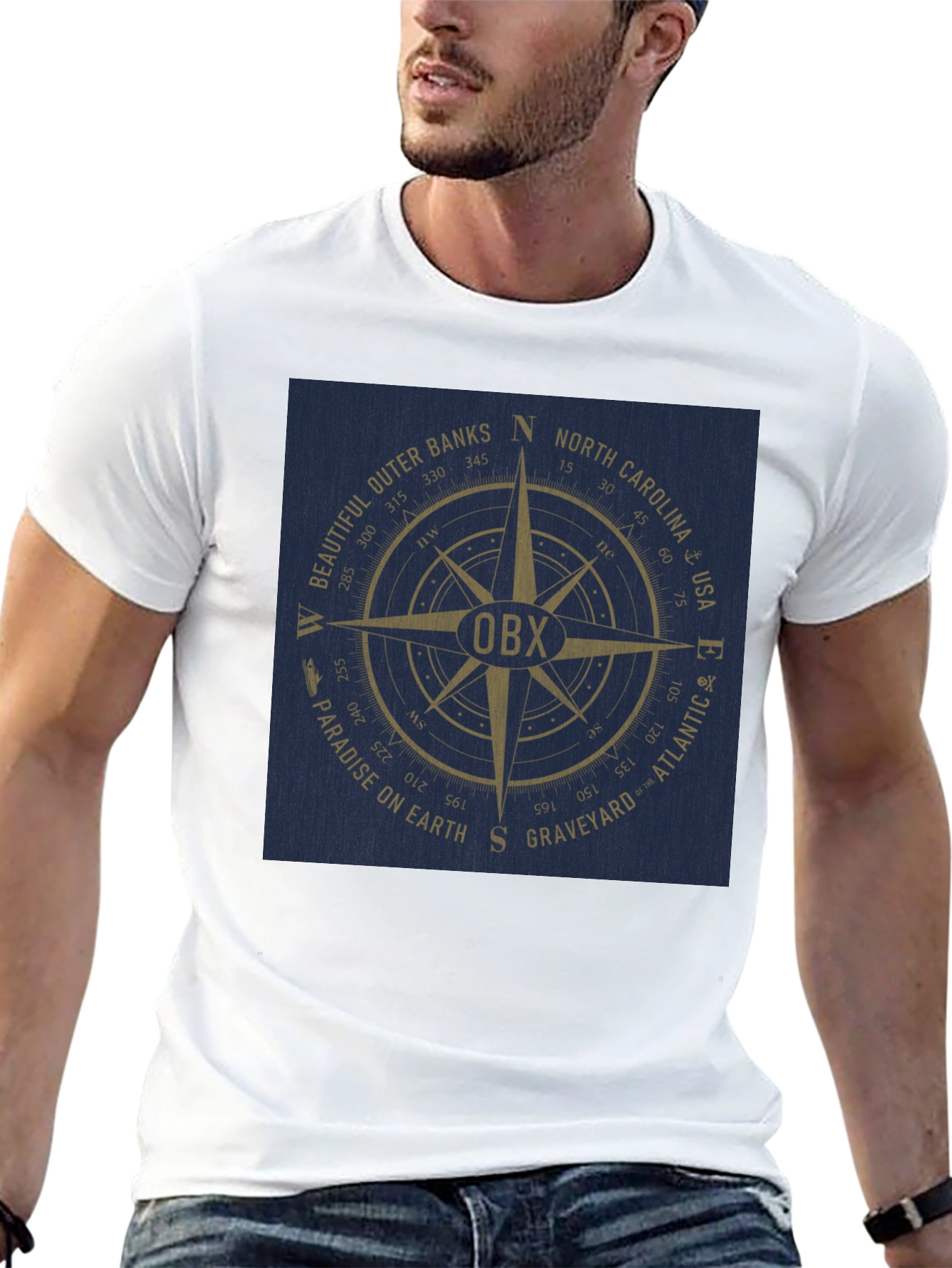 OBX Compass Graphic T-Shirt