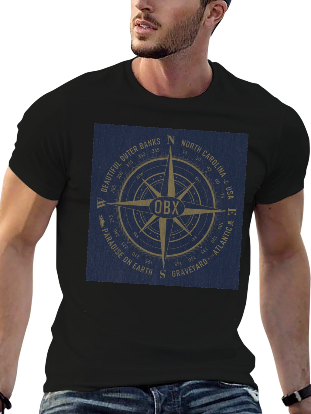 OBX Compass Graphic T-Shirt