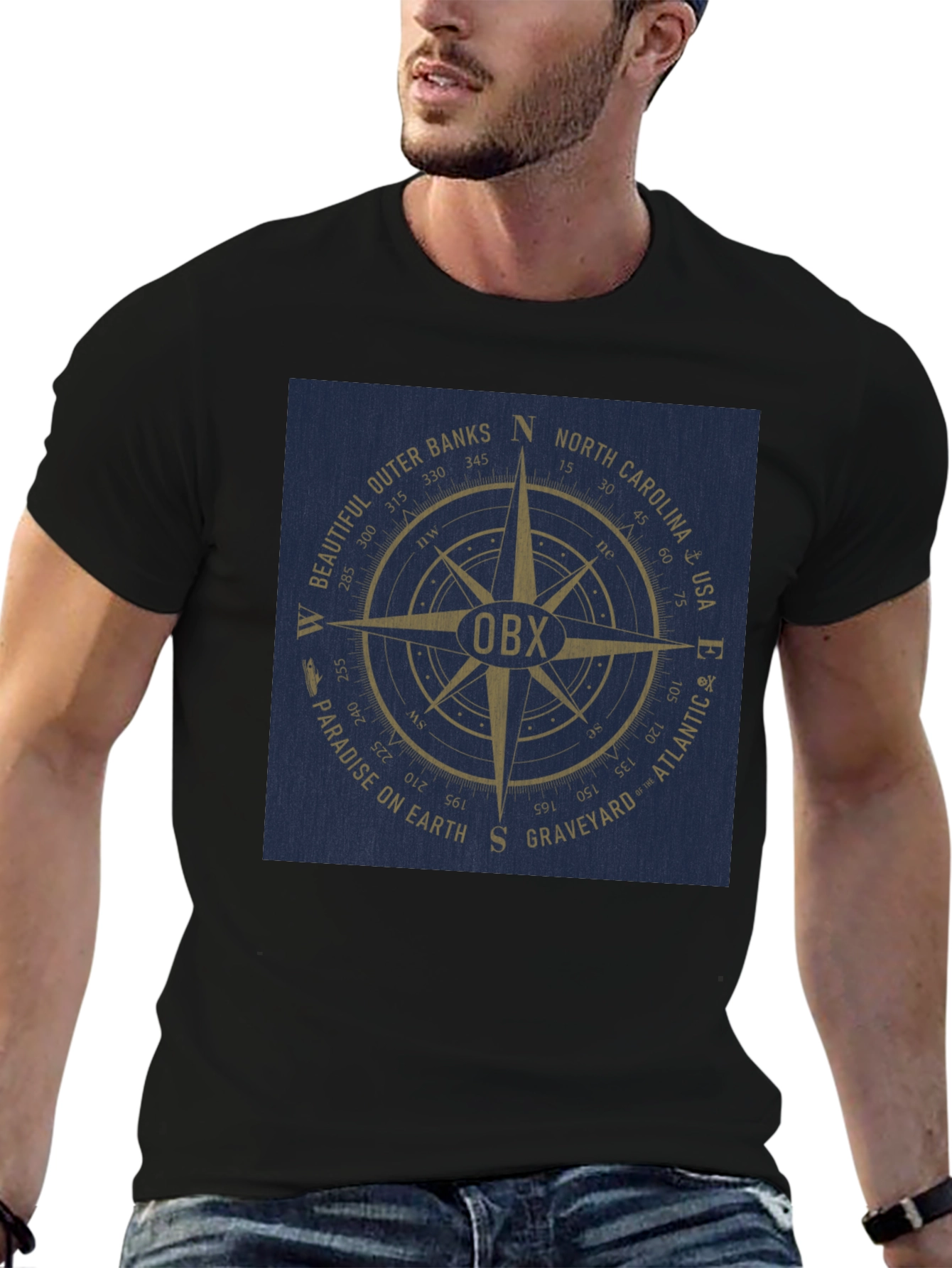 OBX Compass Graphic T-Shirt