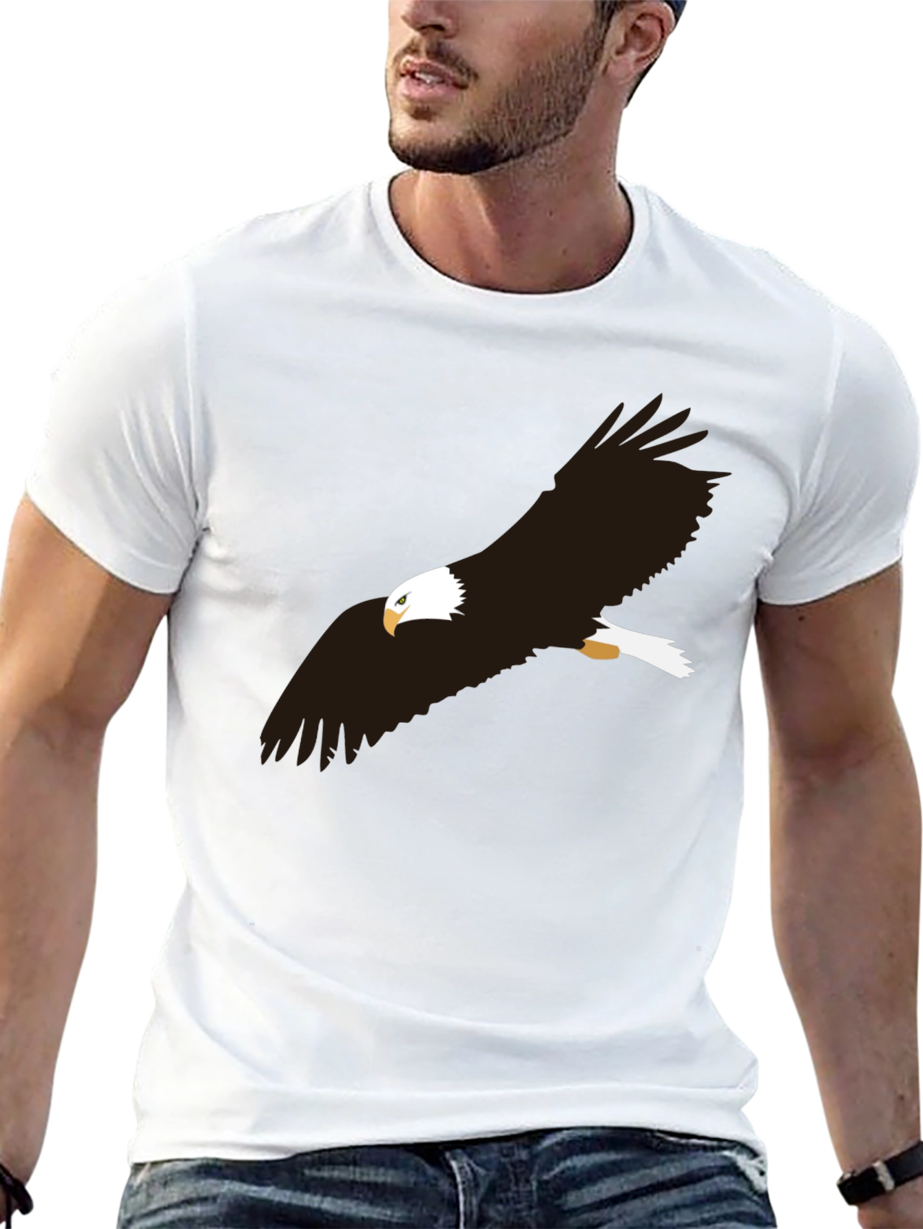 Black Eagle Graphic Tee - Bold & Stylish