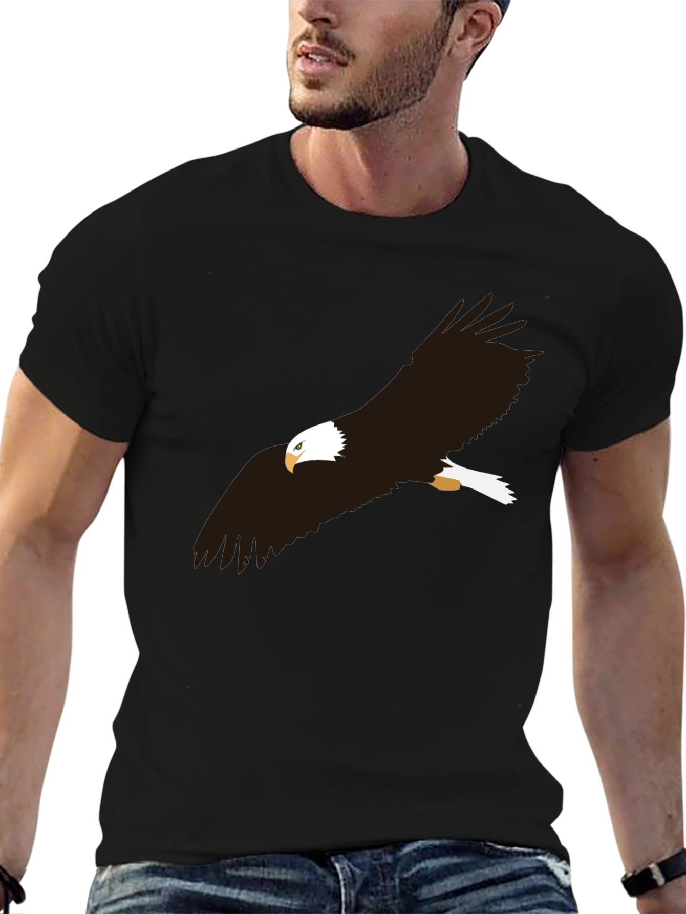 Black Eagle Graphic Tee - Bold & Stylish