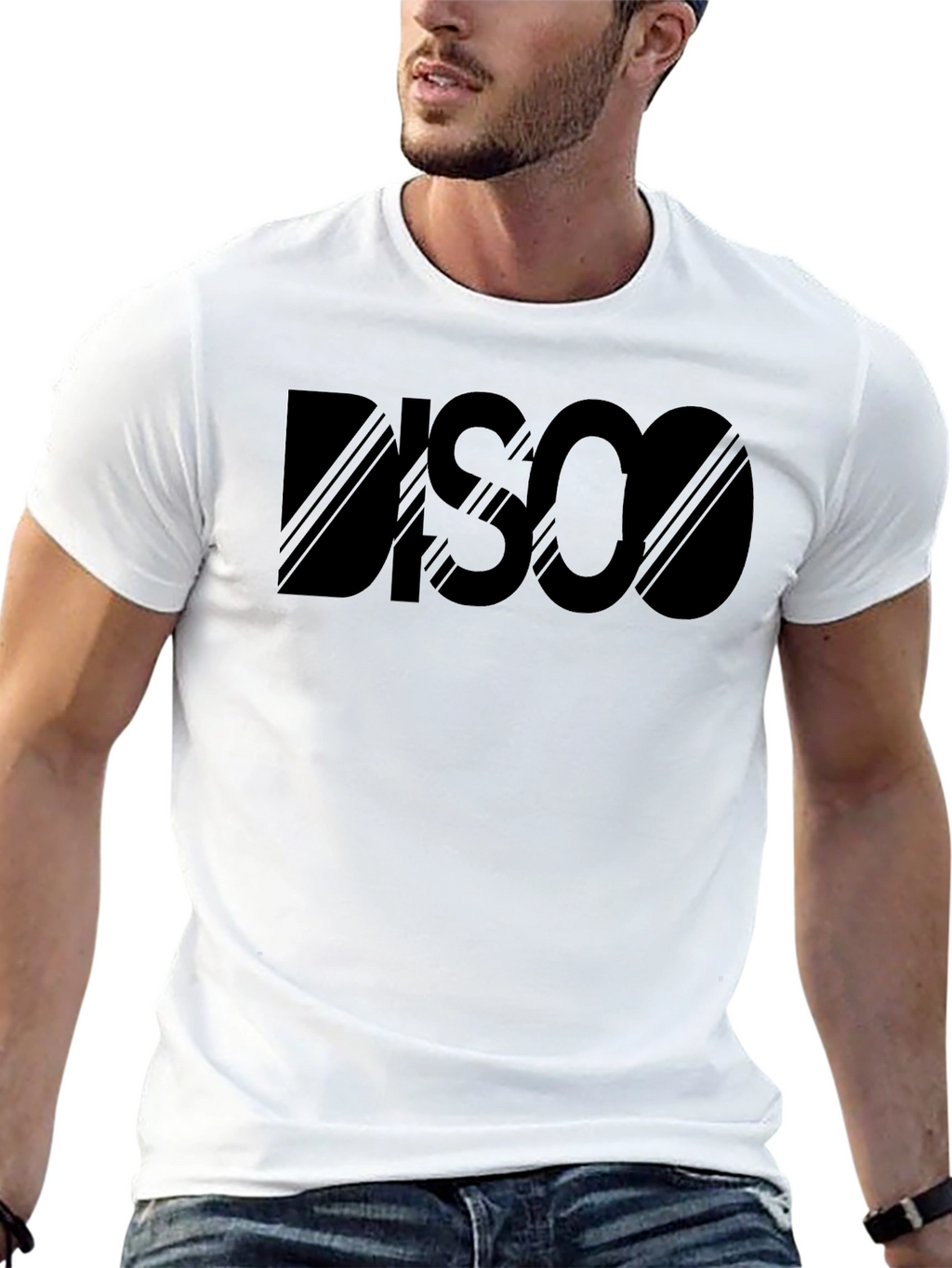 Retro Disco T-Shirt - Black