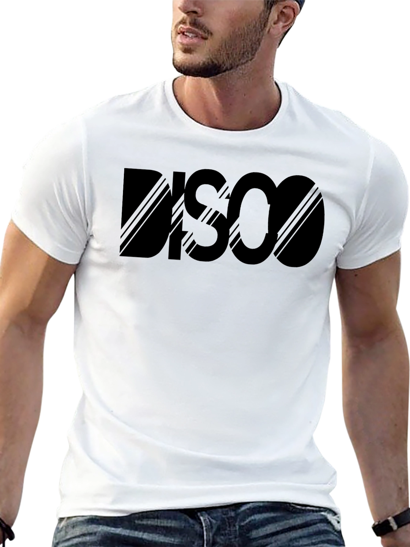 Retro Disco T-Shirt - Black