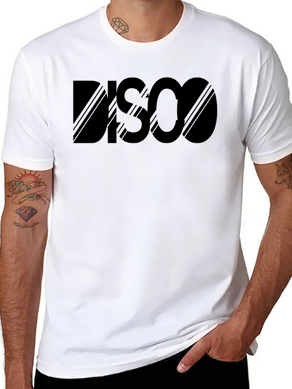 Retro Disco T-Shirt - Black