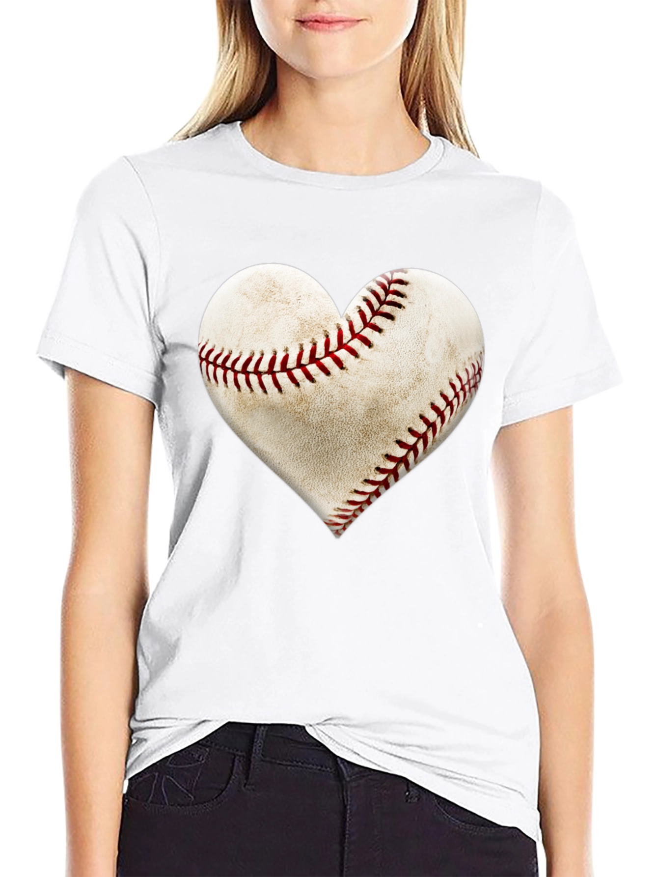 Baseball Heart Tee - Love of the Game