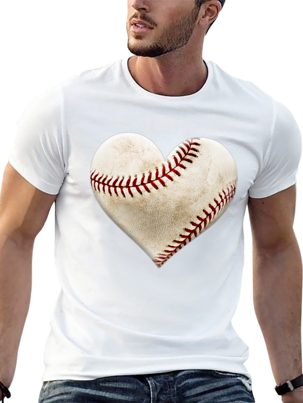 Baseball Heart Tee - Love of the Game