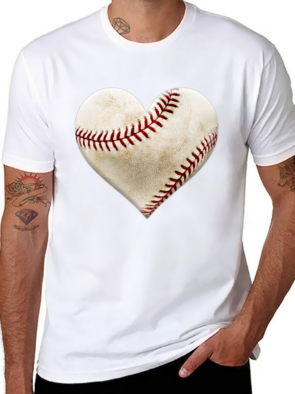 Baseball Heart Tee - Love of the Game
