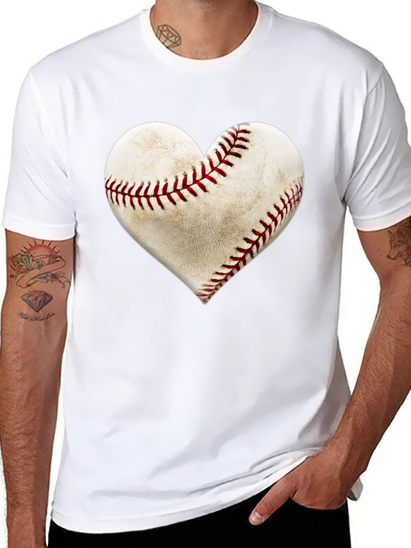 Baseball Heart Tee - Love of the Game