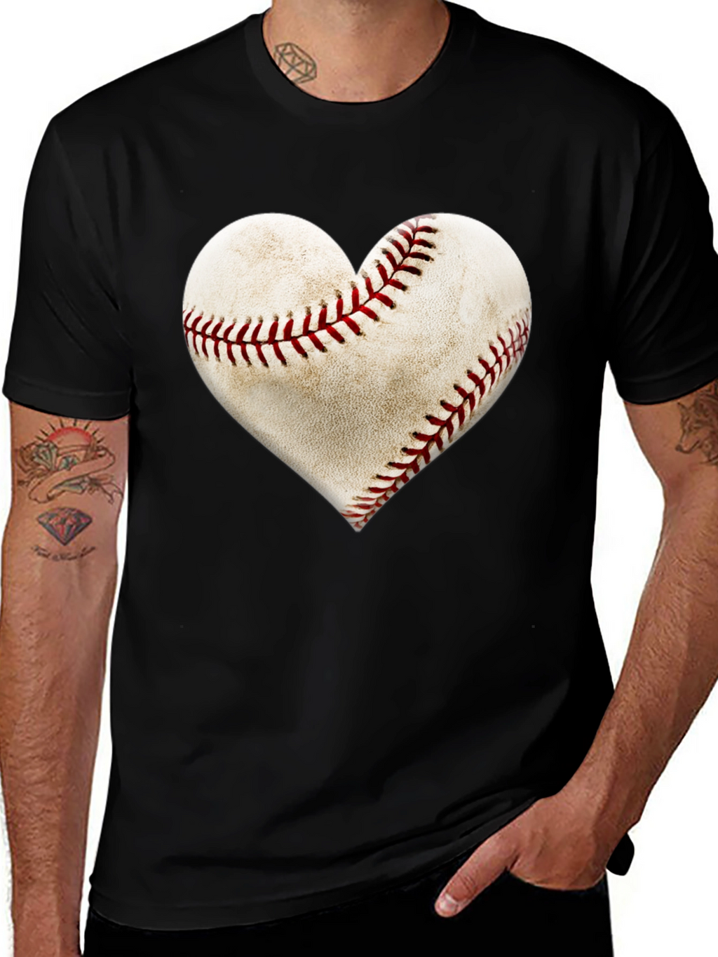 Baseball Heart Tee - Love of the Game