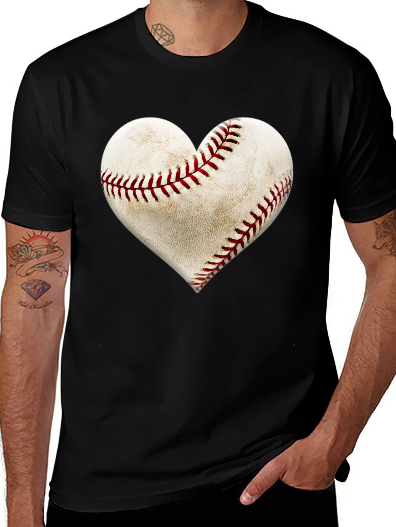 Baseball Heart Tee - Love of the Game