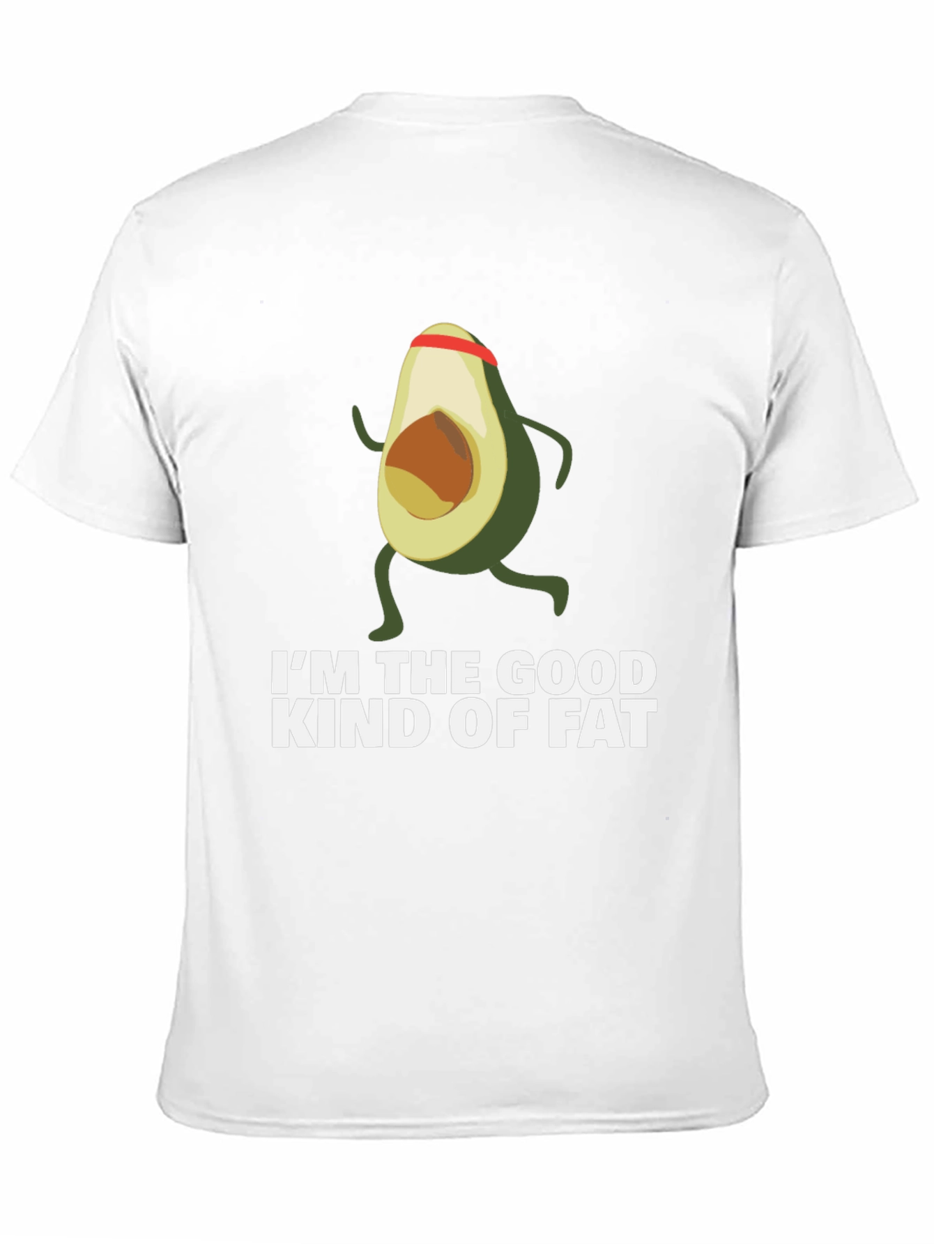 Avocado Good Fat Running T-Shirt - Funny Fitness Tee