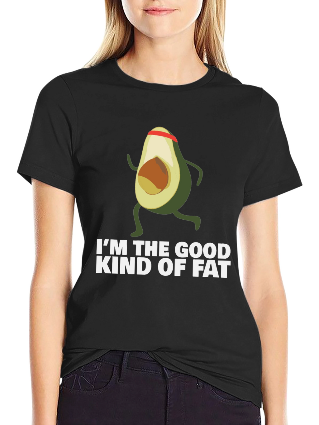 Avocado Good Fat Running T-Shirt - Funny Fitness Tee