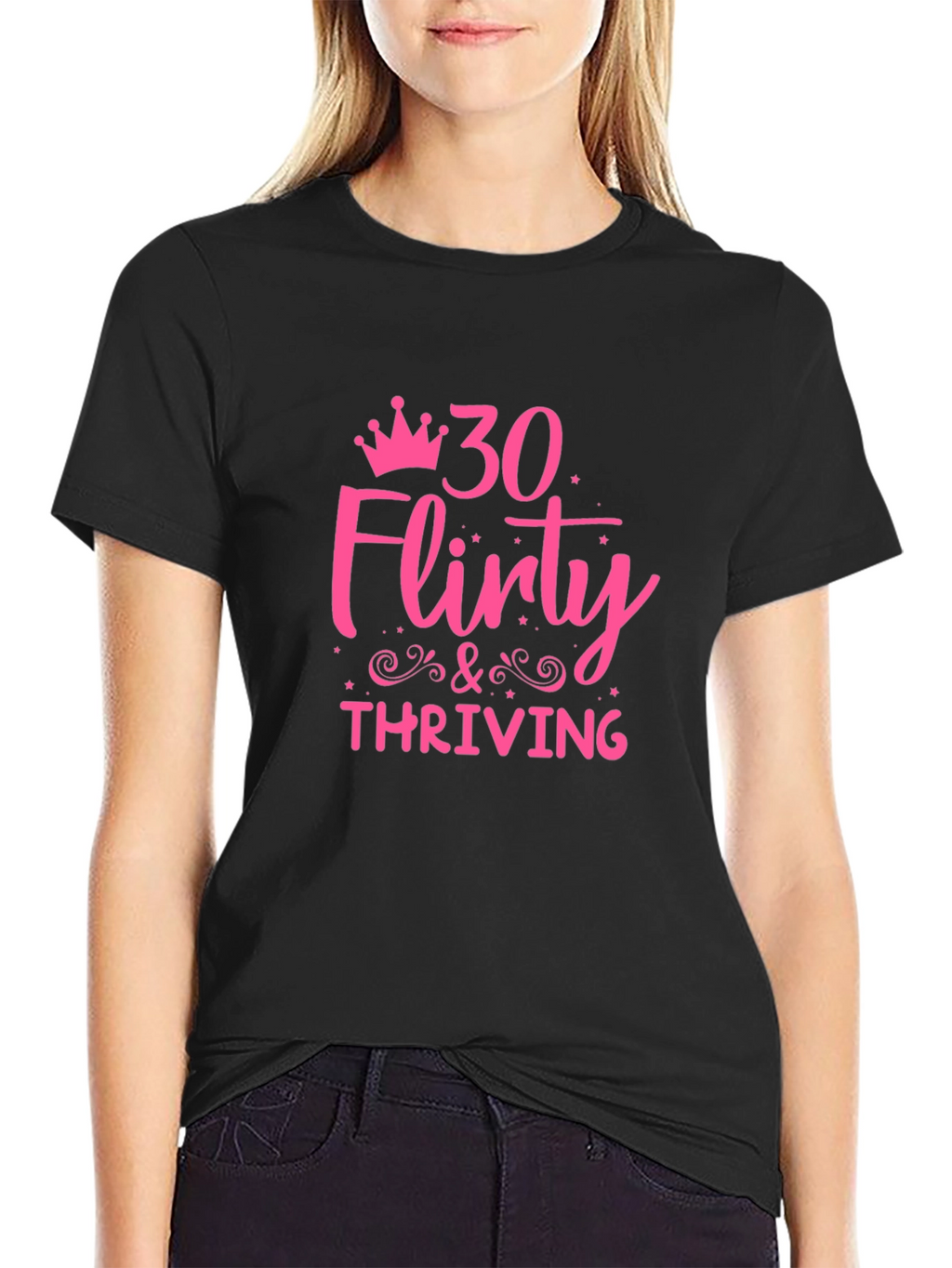 30 Flirty & Thriving Graphic Tee - Birthday Shirt