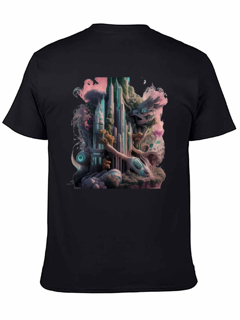 Surreal Cityscape Graphic Tee