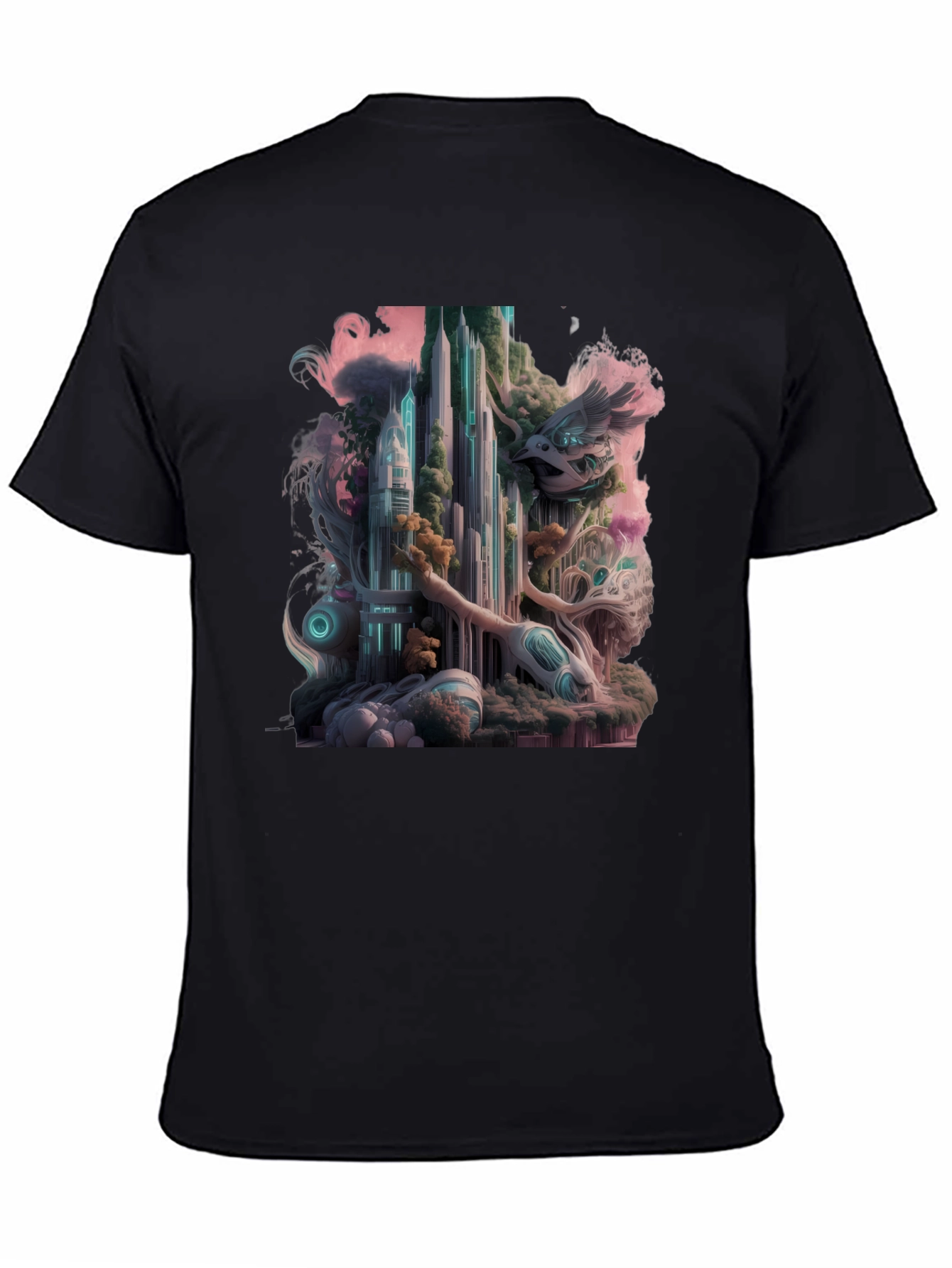 Surreal Cityscape Graphic Tee