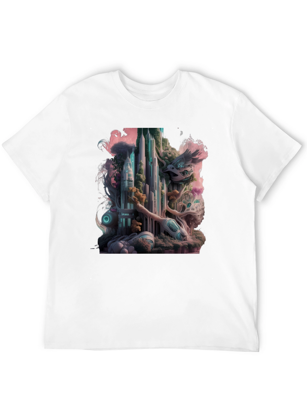 Surreal Cityscape Graphic Tee