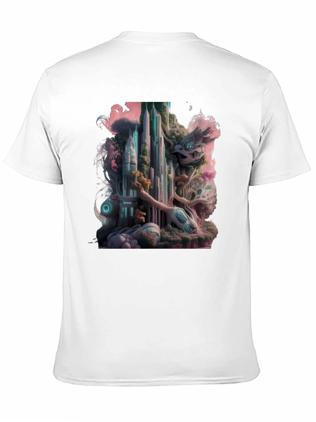 Surreal Cityscape Graphic Tee