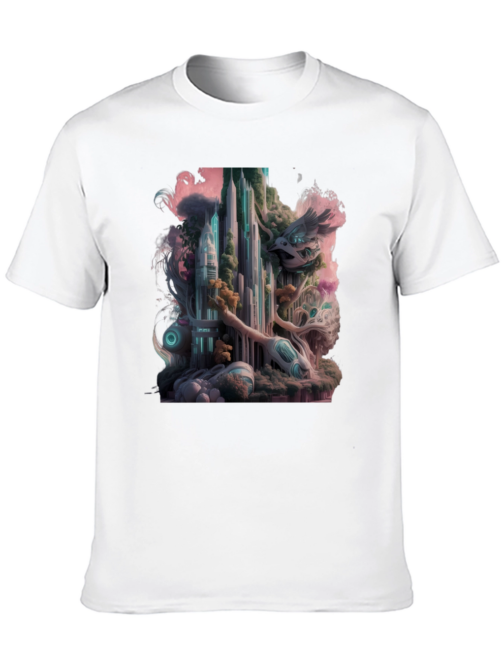 Surreal Cityscape Graphic Tee