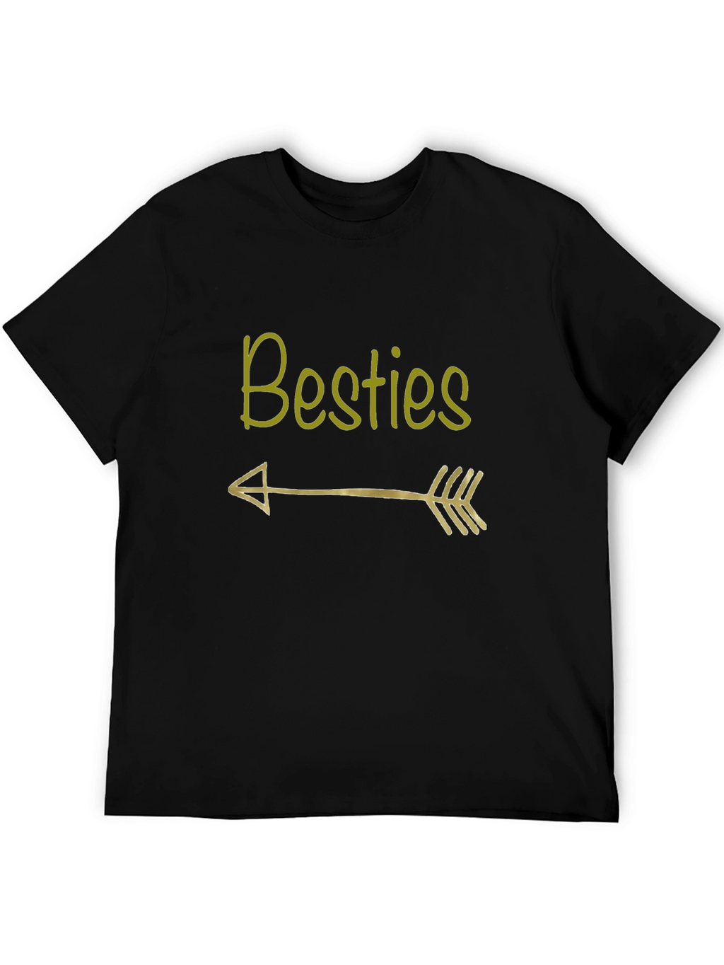 Besties Arrow Graphic Tee - Trendy Casual Top