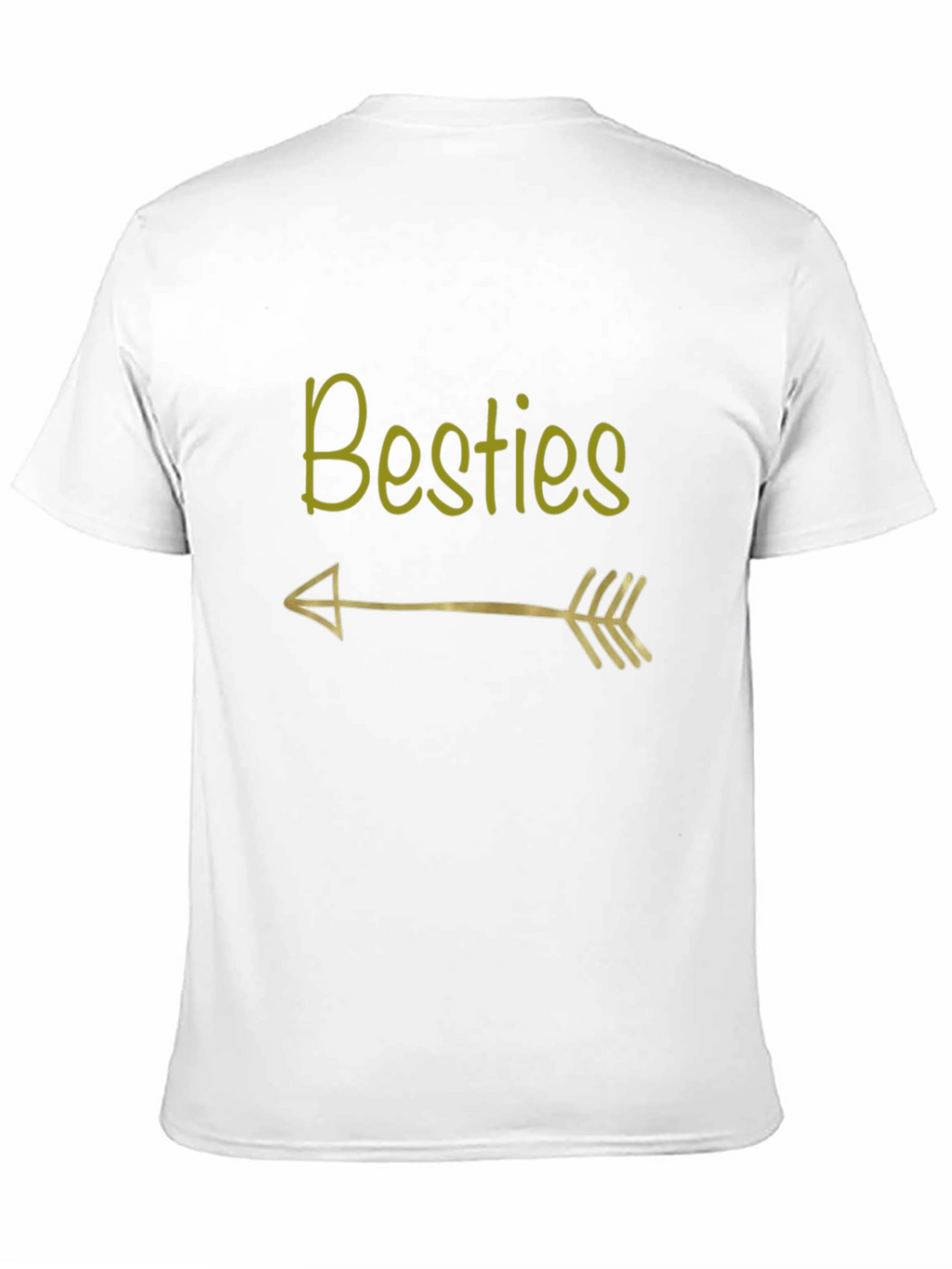 Besties Arrow Graphic Tee - Trendy Casual Top