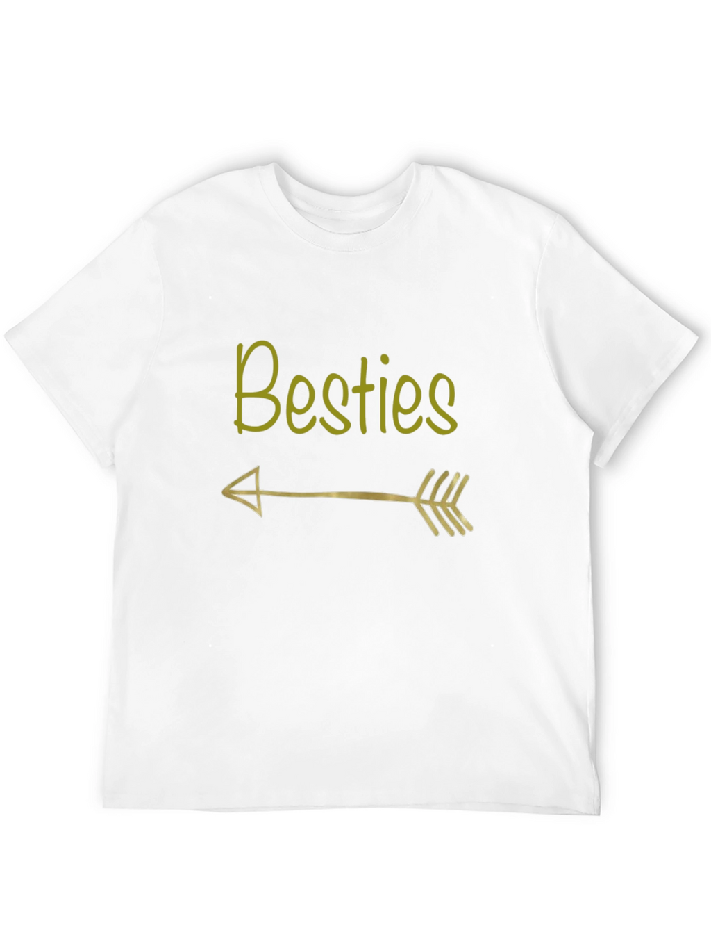 Besties Arrow Graphic Tee - Trendy Casual Top
