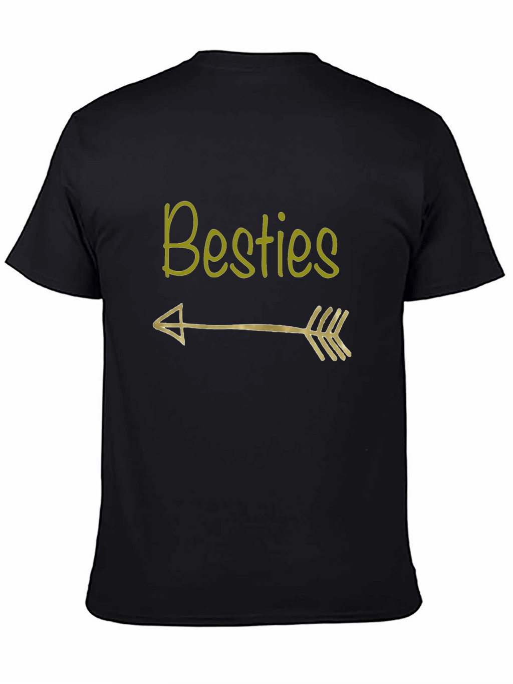 Besties Arrow Graphic Tee - Trendy Casual Top