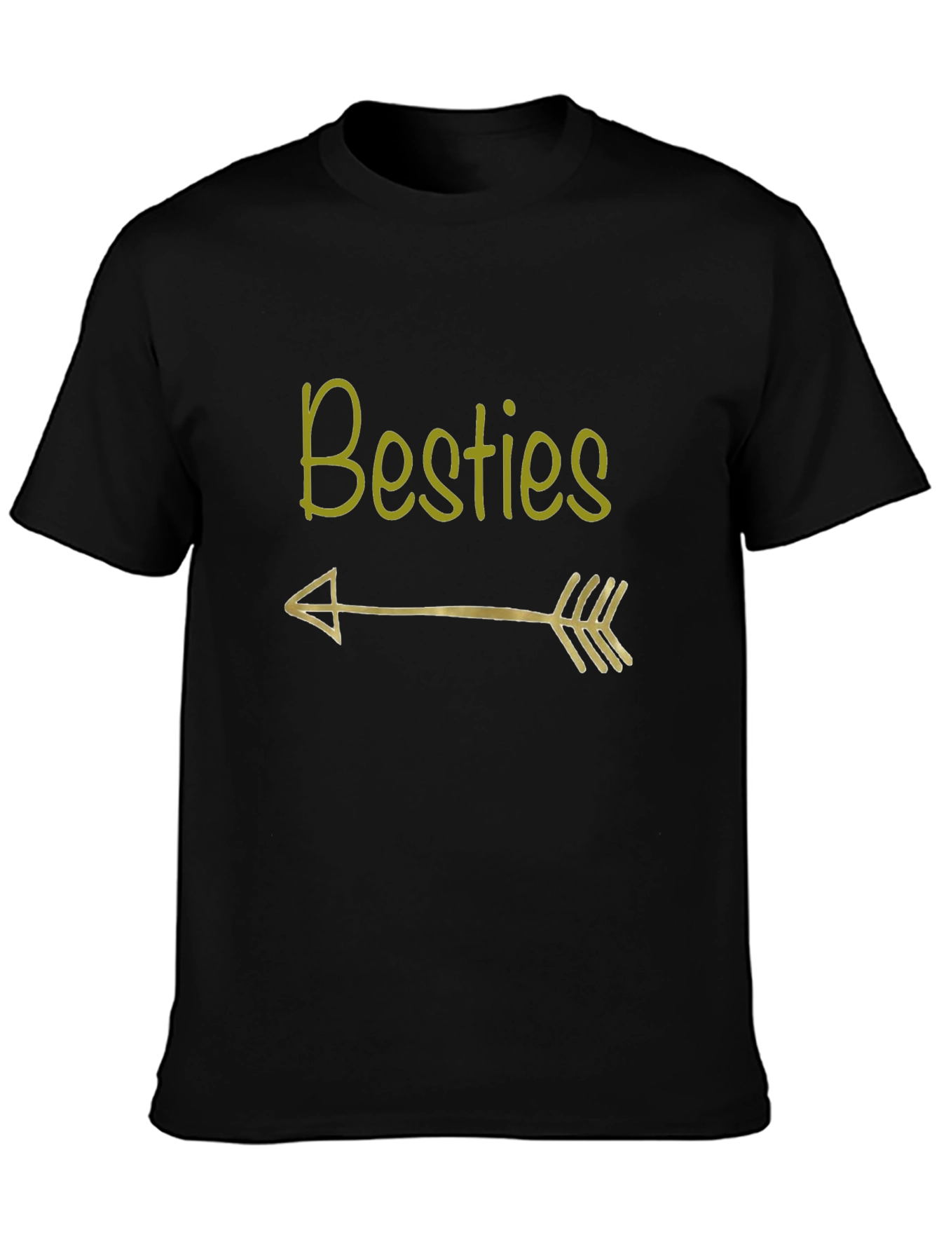 Besties Arrow Graphic Tee - Trendy Casual Top