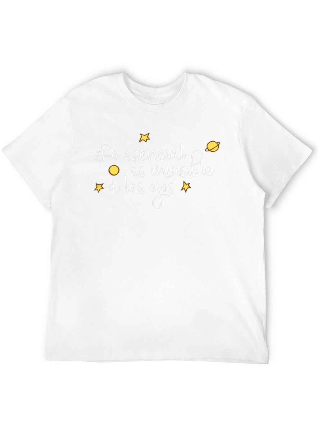 Essential is Invisible T-Shirt - Black Cotton Crew Neck