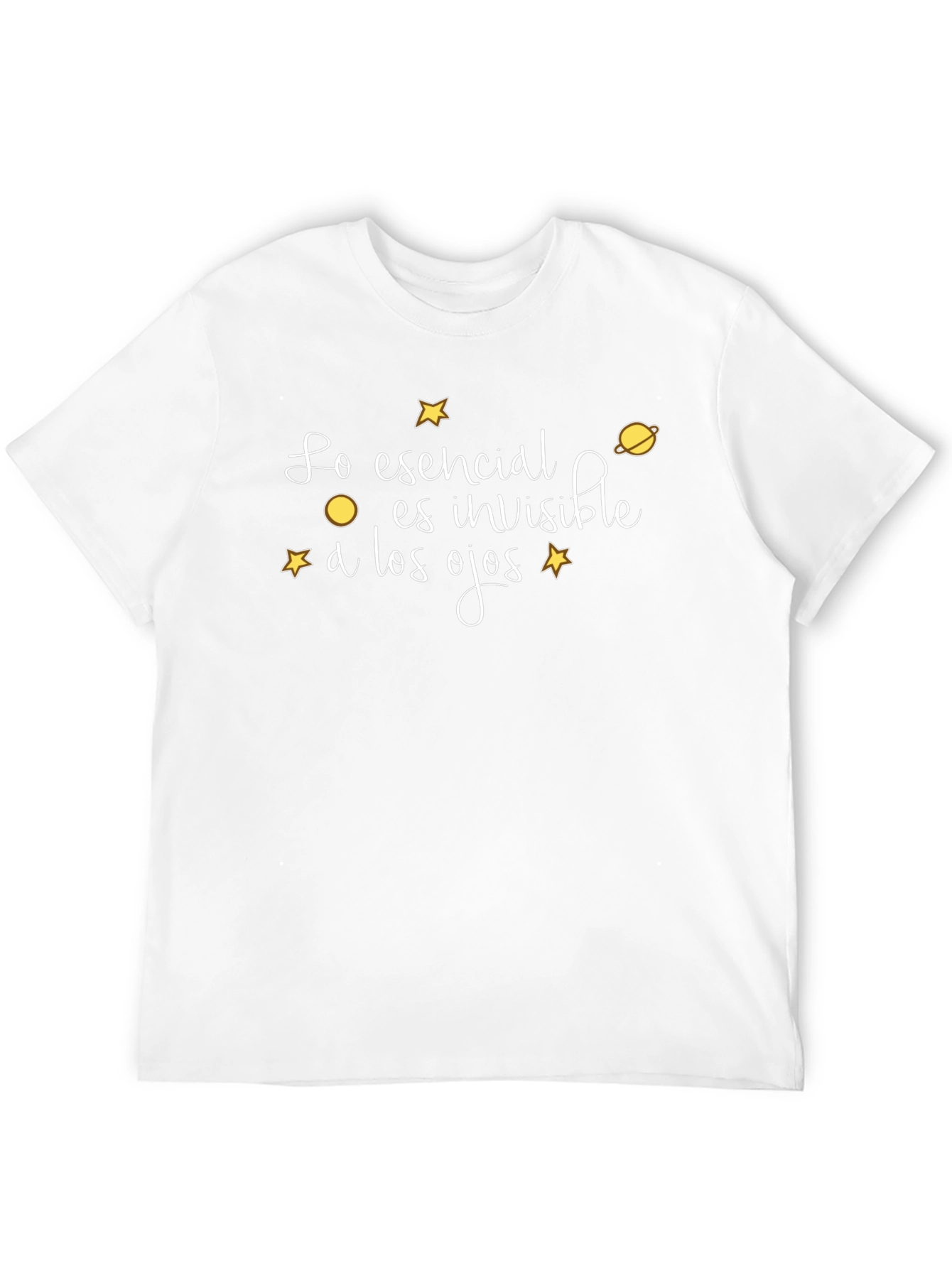 Essential is Invisible T-Shirt - Black Cotton Crew Neck