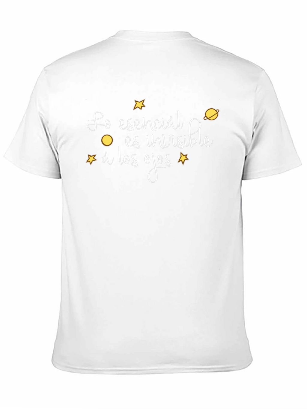 Essential is Invisible T-Shirt - Black Cotton Crew Neck