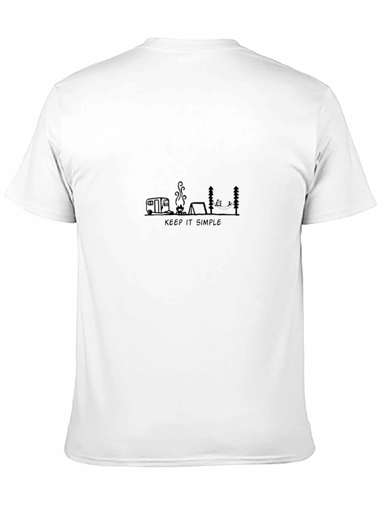 Keep It Simple Camping Graphic Tee