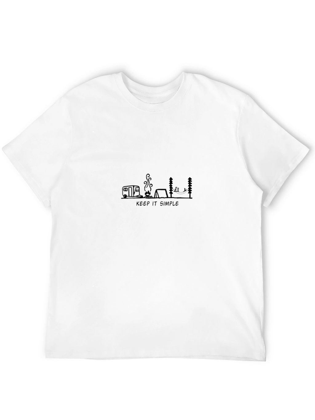 Keep It Simple Camping Graphic Tee