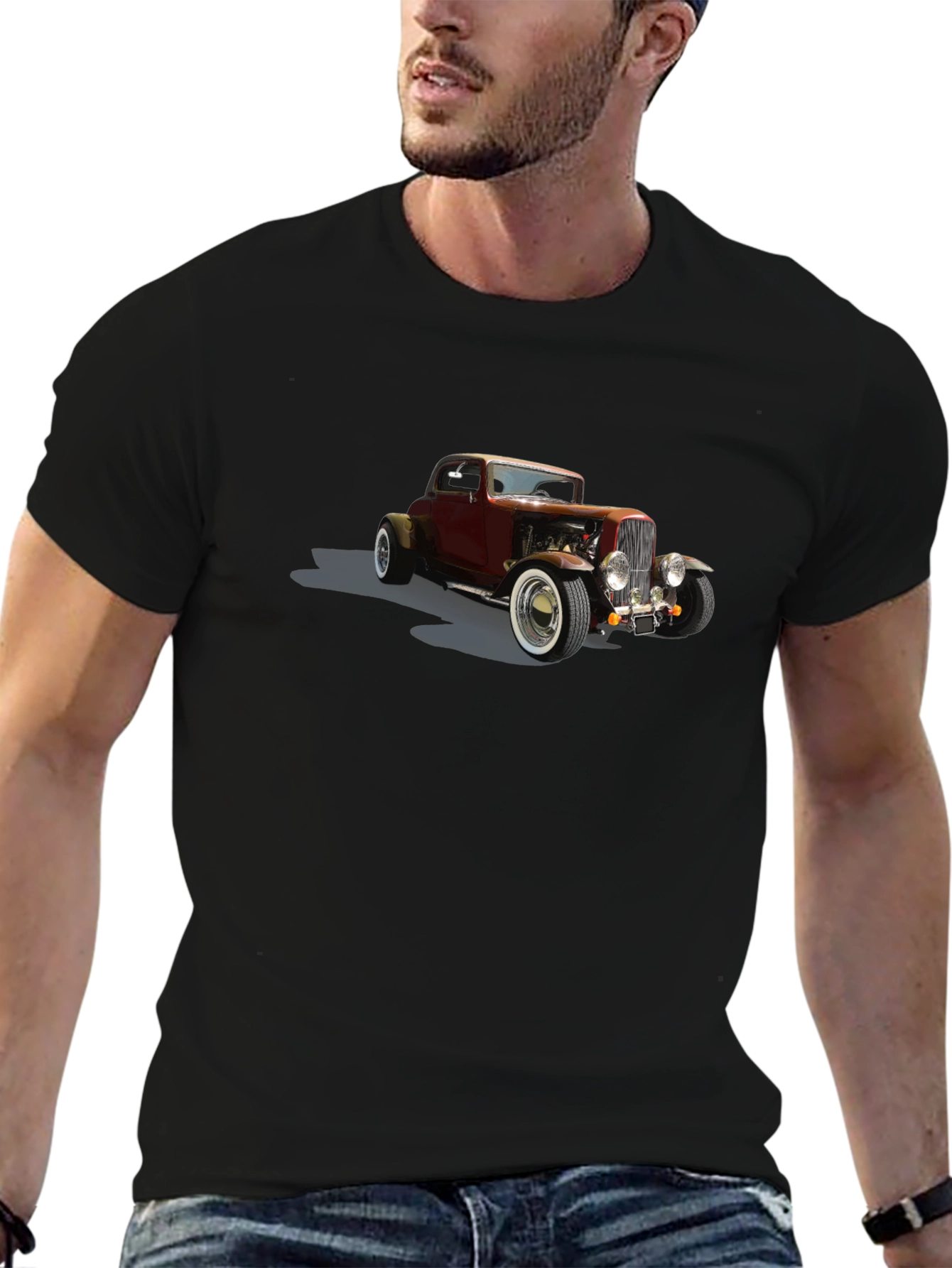Classic Car Graphic Tee - Retro Style