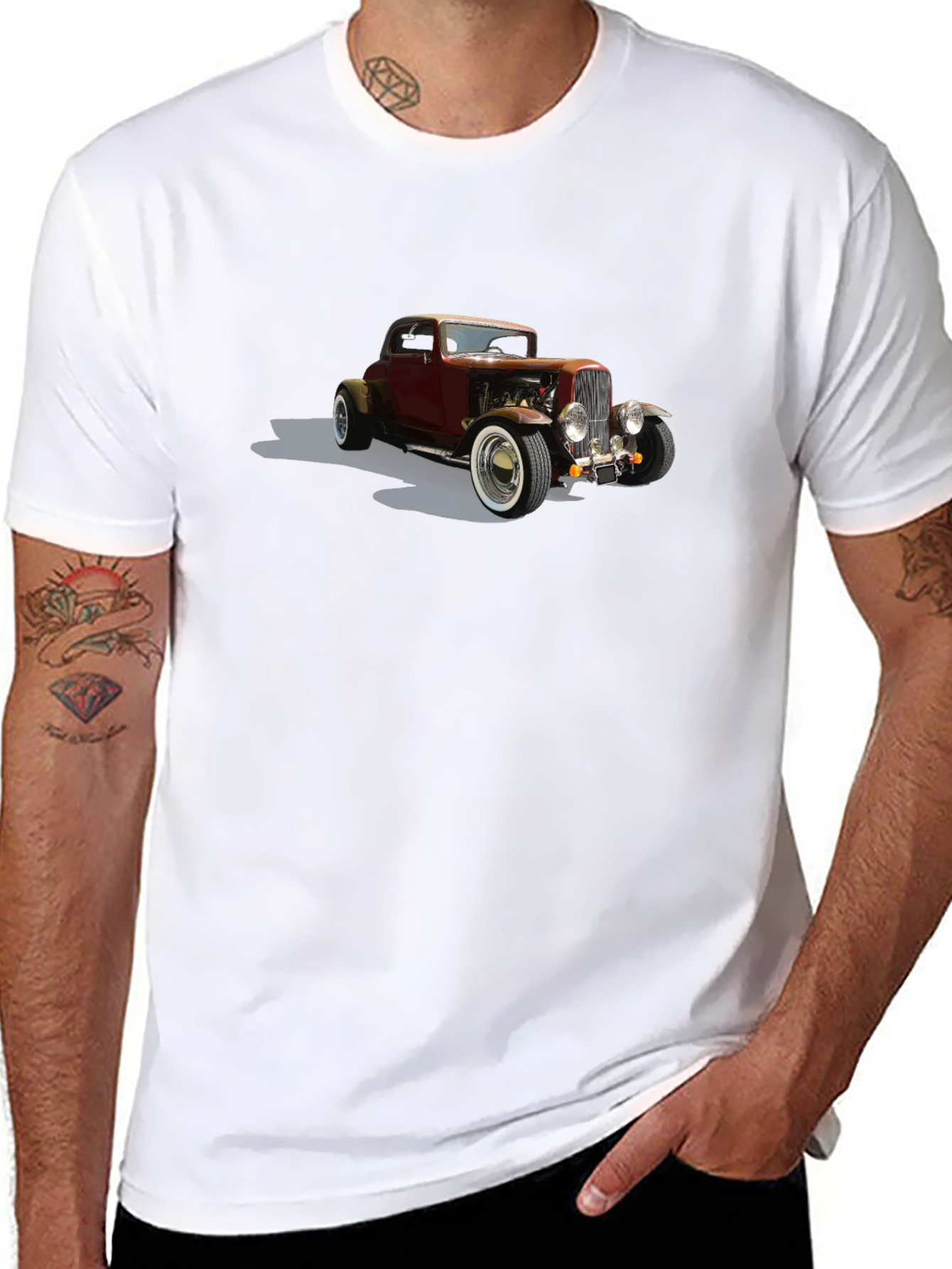 Classic Car Graphic Tee - Retro Style