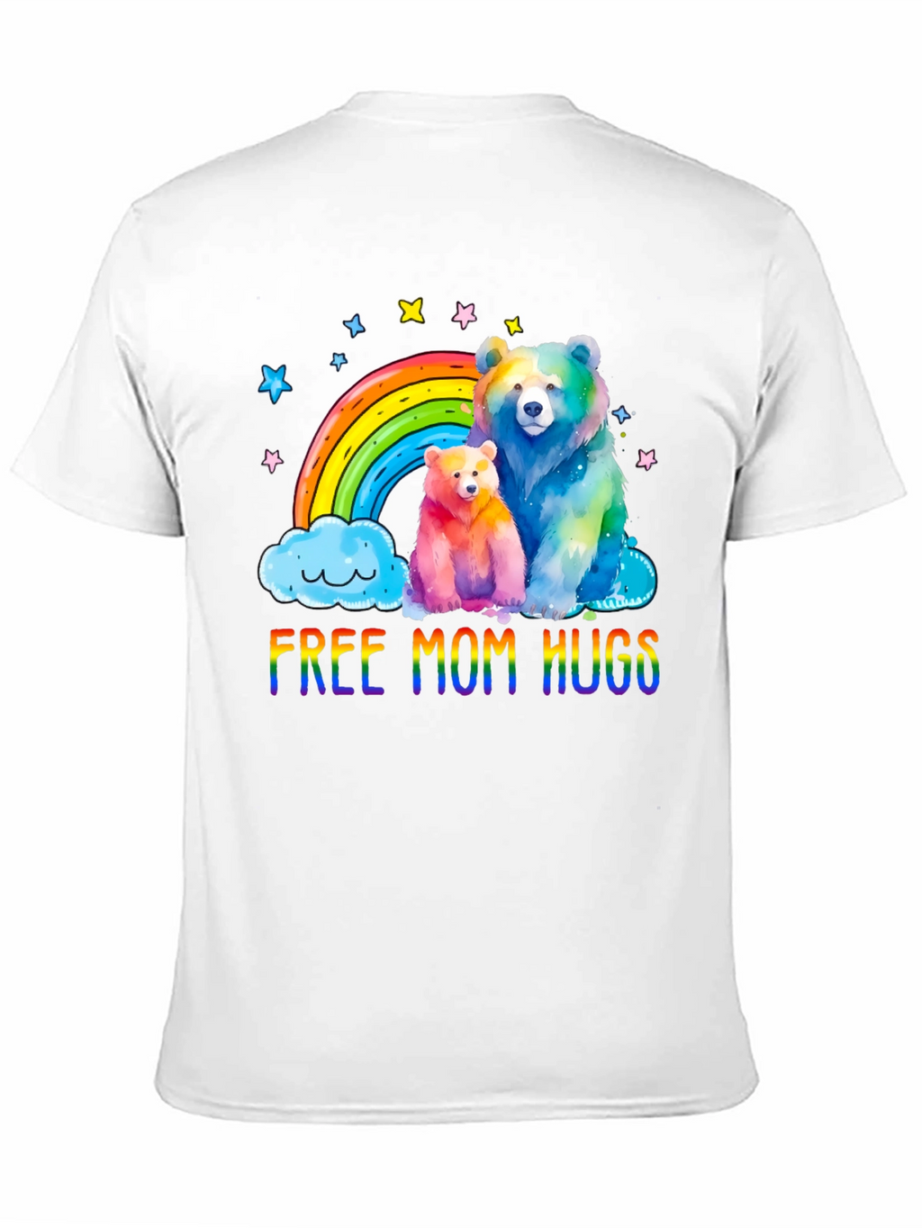 Rainbow Bears Mom Hugs T-Shirt